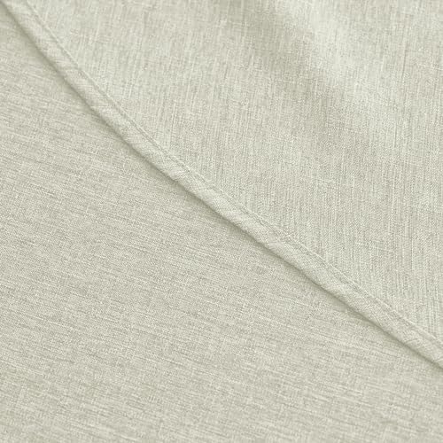 Waterproof Round Tablecloth for Round Dining Table (Light Grey / 70" (Round))