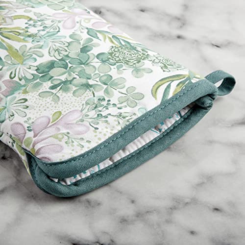 Succulents Oven Mitt 2 (7"x13" / Succulents)
