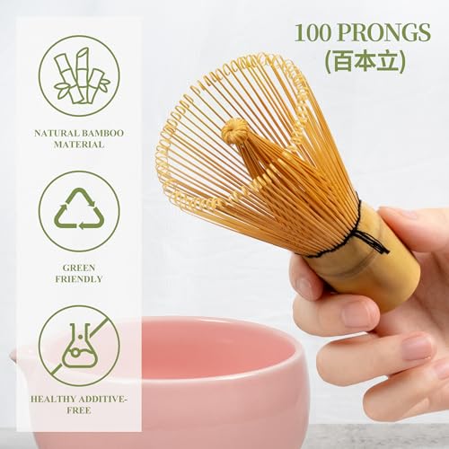 Matcha Whisk Set Pink (Pink)