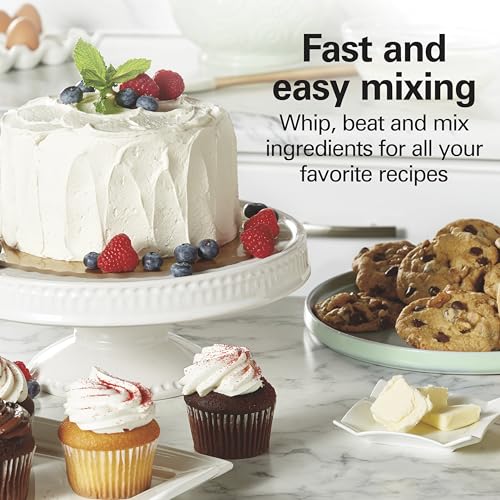 6 Speed Electric Hand Mixer With QuickBurst and Bowl Rest (Traditional Beaters)
