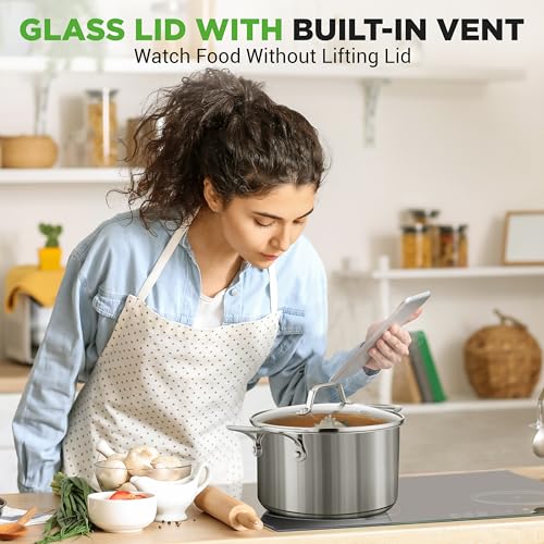 6 Quart Stainless Steel Stockpot (6 Quarts)