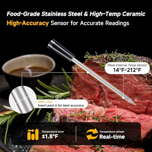 Wireless Meat Thermometer Digital