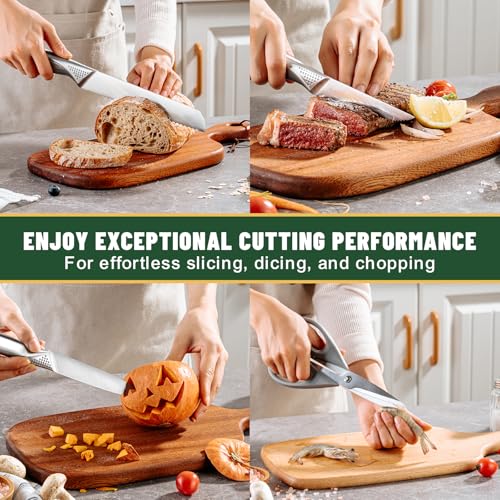 Knife Set EWFEN 14 (Concave-dotted Handle)