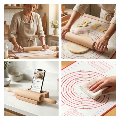 Rolling Pin Set for Baking