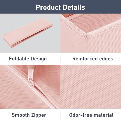 Drawer Organizer Clothes 24Pack (Pink / 24 Pack)
