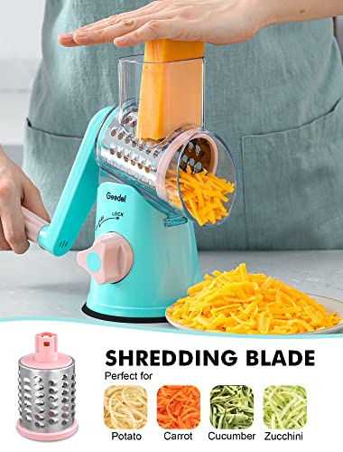 Rotary Cheese Grater (Tiffany / 3 Blades)
