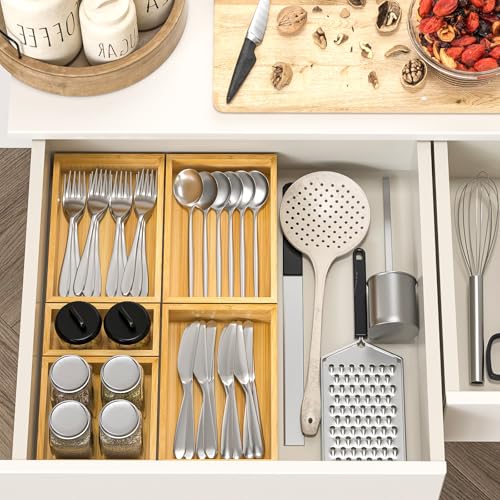 Bamboo Drawer Organizer