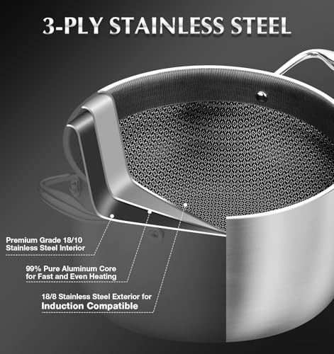 Triply Stainless Steel Pot 6 Quart (6 Quarts)