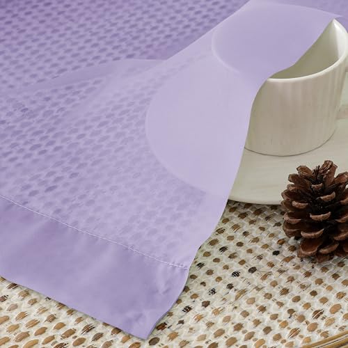 Lavender Sheer Curtains 54 Inches Long 2 Panels (Lavender / 42"W x 54"L (Pack of 2))