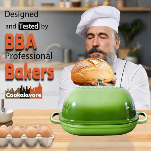 Cast Iron Bread Oven (Green / 6QT)