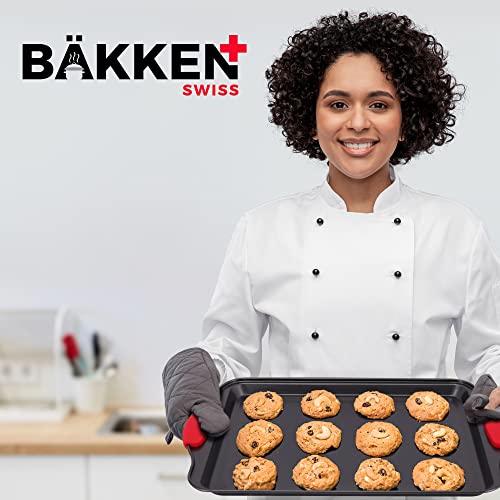 BAKKEN Kitchen Baking Pan Set (Blue Marble / 3 Piece Set)