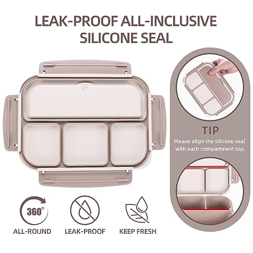 Bento Box Adult Lunch Box (Brown)