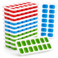 10 Pack Ice Cube Trays with Lids