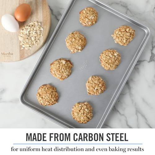 Gallen 15 x 10 Inch Nonstick Carbon Steel Cookie Sheet (Silver / 15" Cookie Sheet)
