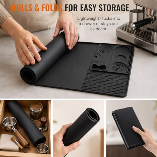 Silicone Coffee Mat for Ninja Luxe Espresso Coffee Machine ES601
