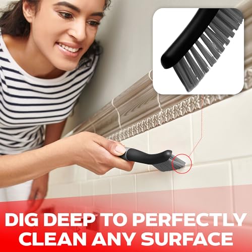 Scrub Brush Set of 6 pcs (Black)