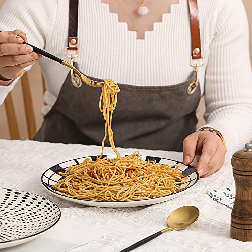 Dinner Plates Ceramic Plate Set (10 inch / Black)