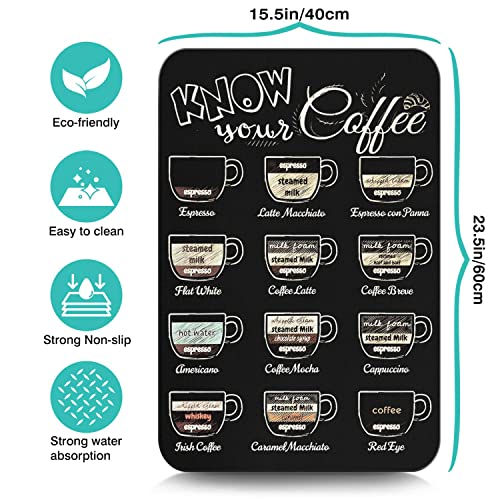 Fun Coffee Mat 23inx15in (Coffee-7 / 23" x 15")