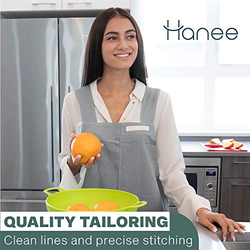 Cotton Aprons for Women and Men (Grey)