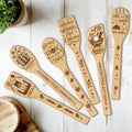 6PCS Kitchenware Wooden Kitchen Cooking Utensil Set (Kitchenware)
