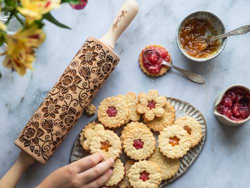 LOVE BIRDS Embossing Rolling Pin