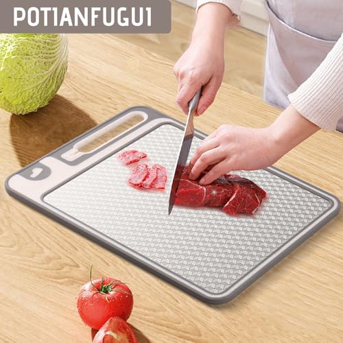 2 In 1 Cutting Boards Non Toxic for Gourmet Kitchen Aficionados (HQ-B001)