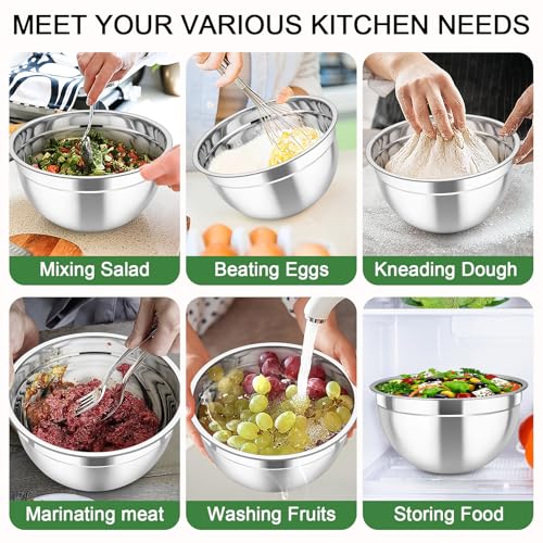 Mixing Bowls with Lids (Khaki)