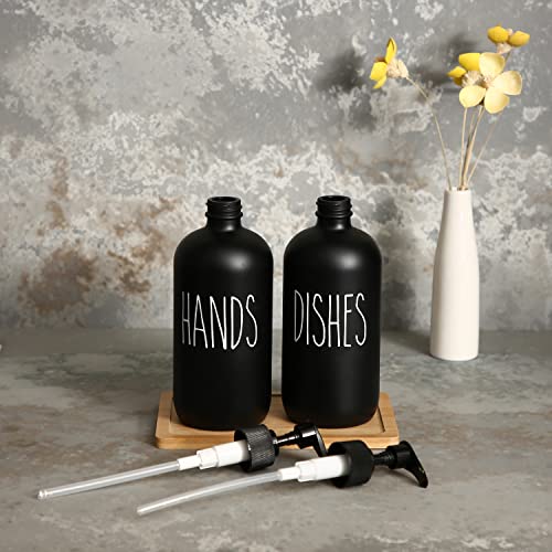 Soap Dispenser Set 2 Pack (Hd Black)