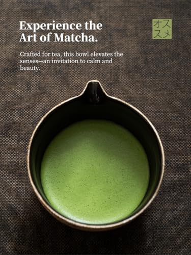 Matcha Whisk Set with Handmade Ceramic Bowl & Matcha Set (Firework Speckled Black)