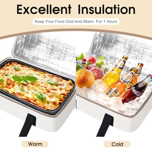 Insulated Casserole Carrier (16x10x4 in / Beige)