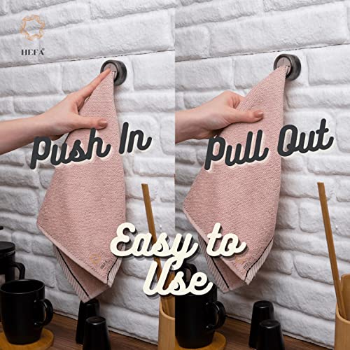 Eco Friendly 8 Pack Ultimate Kitchen Towel Hooks (8 Pack / Smoky Midnight)
