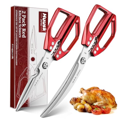 Kitchen Shears Heavy Duty (Red)