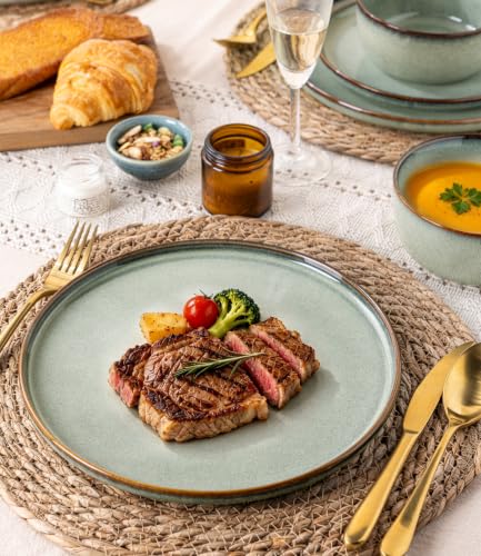 Dinnerware Sets for 4 (Earth Sage / Service for 4(12Pcs))
