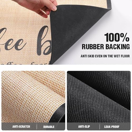 Coffee Mat Dish Drying Mat for Kitchen Counter