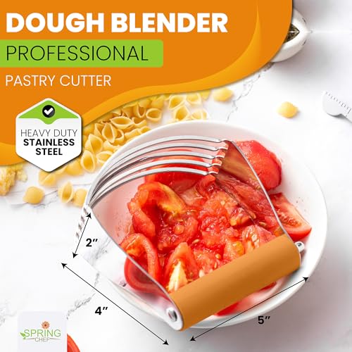 Large Dough Blender For Baking (Mango / 4" Large)