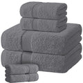 Gray Bath Towel Set of 6 (Gray / Bath Towel Set)