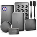 Bakeware Set 8 Piece (8 Piece Set / Black)