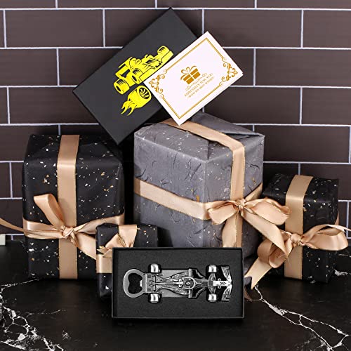 Racing Car Bottle Opener (Metallic Silver with Gift Box)