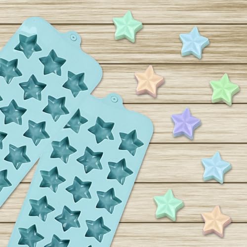 Star Silicone Candy Mold 15 (Blue(QY147))