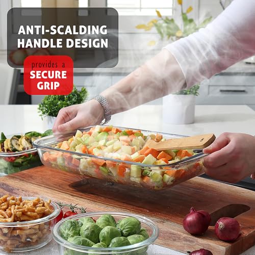 8pc Glass Baking Dishes for Oven (4 Pack)