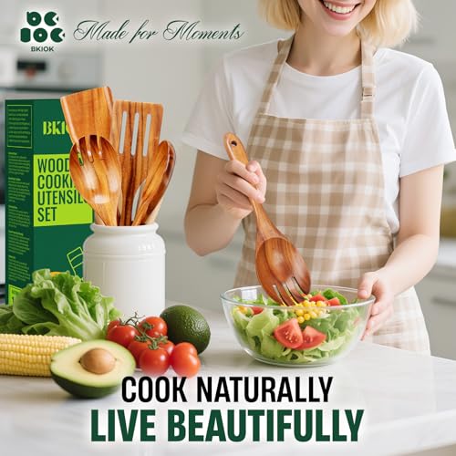 Wooden Spoons for Cooking (4pcs)