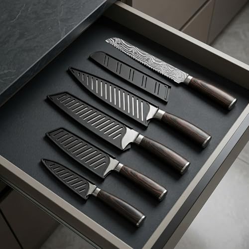 Japanese Knife Set (5PCS Silver)