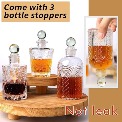 Syrup Bottle Set of 3 (Clear 3 pack)