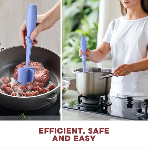 2Pack Meat Chopper Upgrade Hamburger Smasher (Purple / 2 Pack)