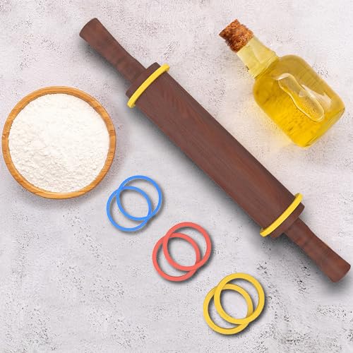 Rolling Pin with Handles (Brown)