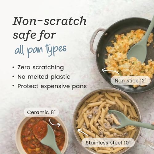 StarPack Silicone Spoonula The All (Standard 11" / Sage Green)