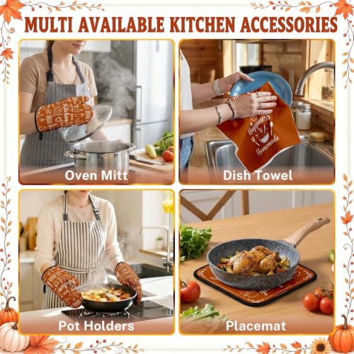 Fall Kitchen Decor Set (Orange)