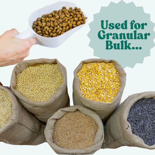 3/8 Cup (3 Oz. | 6 Tablespoon | 90 mL) Long Handle Plastic Measuring Scoop for Coffee, Protein Powder, Pet Food, Spices, Grains, Dry Goods – Food-Grade BPA-Free (Pack of 100) (90 mL | 3/8 Cup | 3 Oz. | 6 Tablespoon)