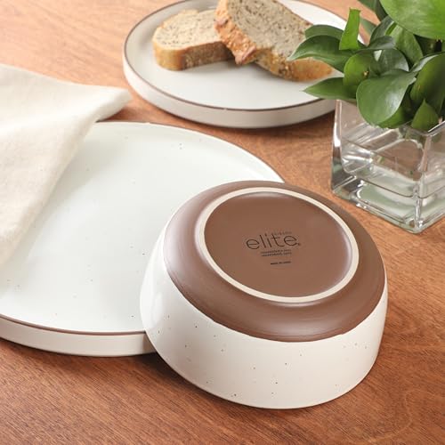 Northrock Stoneware Dinnerware Set (White (Northrock) / Service for 4 (12pcs))