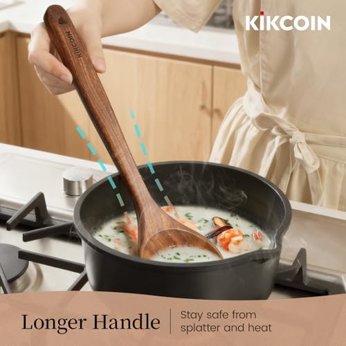 7 PCS Durable Natural Teak Wooden Cooking Utensils Set (7-Piece Set)